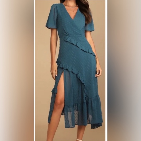 LuLu's BOHO Ruffle Dress - Picture 1 of 6